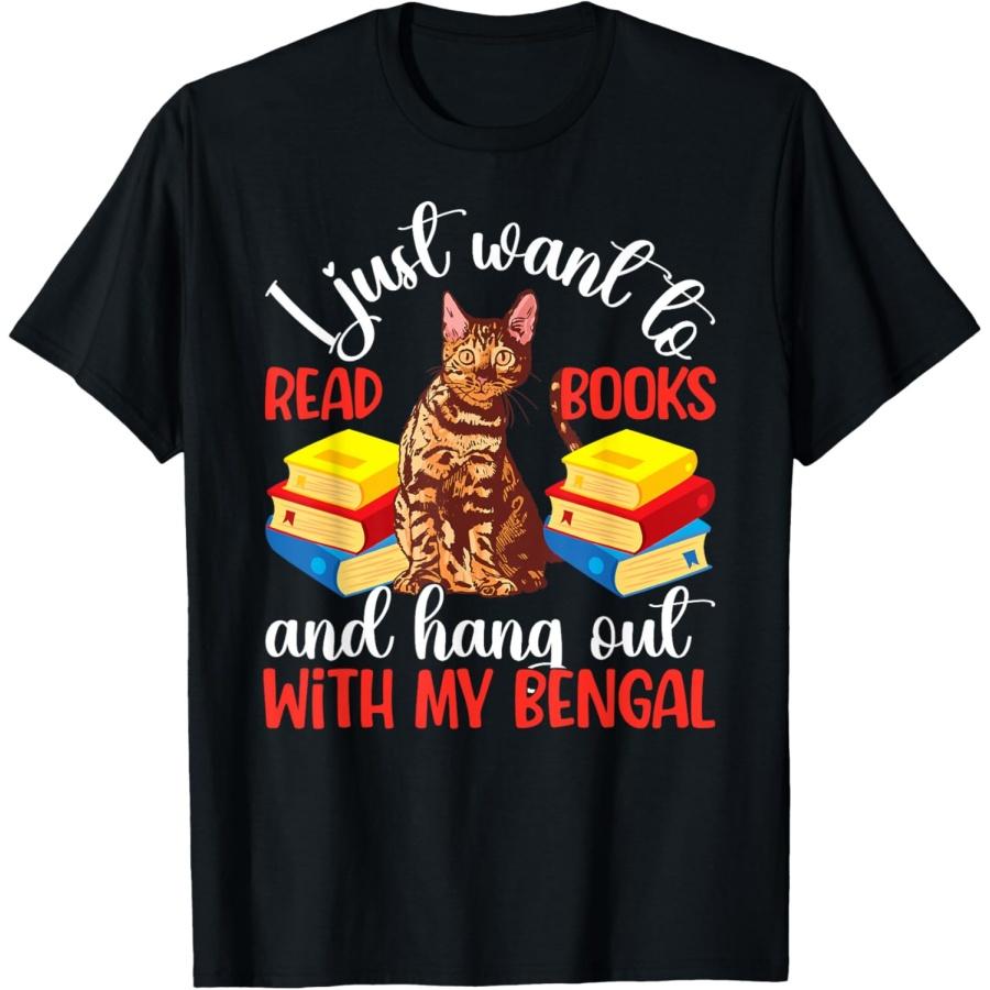 Hang Out With My Bengal Cat Owner Bengal Cat Lover T-Shirt S