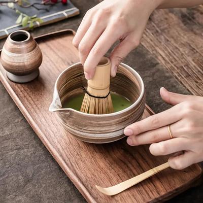 Čistý čajový štětec Nástroje na matcha Štětec na matcha Hyakumoto Rikyu Čajové nástroje Miska na matcha Čajový štětec Jednoduchá čajová sada Míchací bambusový štětec