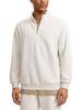 Sudadera de manga larga con media cremallera y cuello alto para hombre - Top cálido casual de invierno/otoño