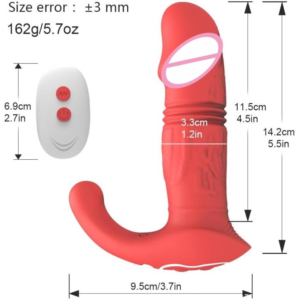 Thrusting Anal Plug Vibrator Massager Male Masturbator Adults Sex Toys G-spot Male Prostate Clitoris Stimulator Remote Control