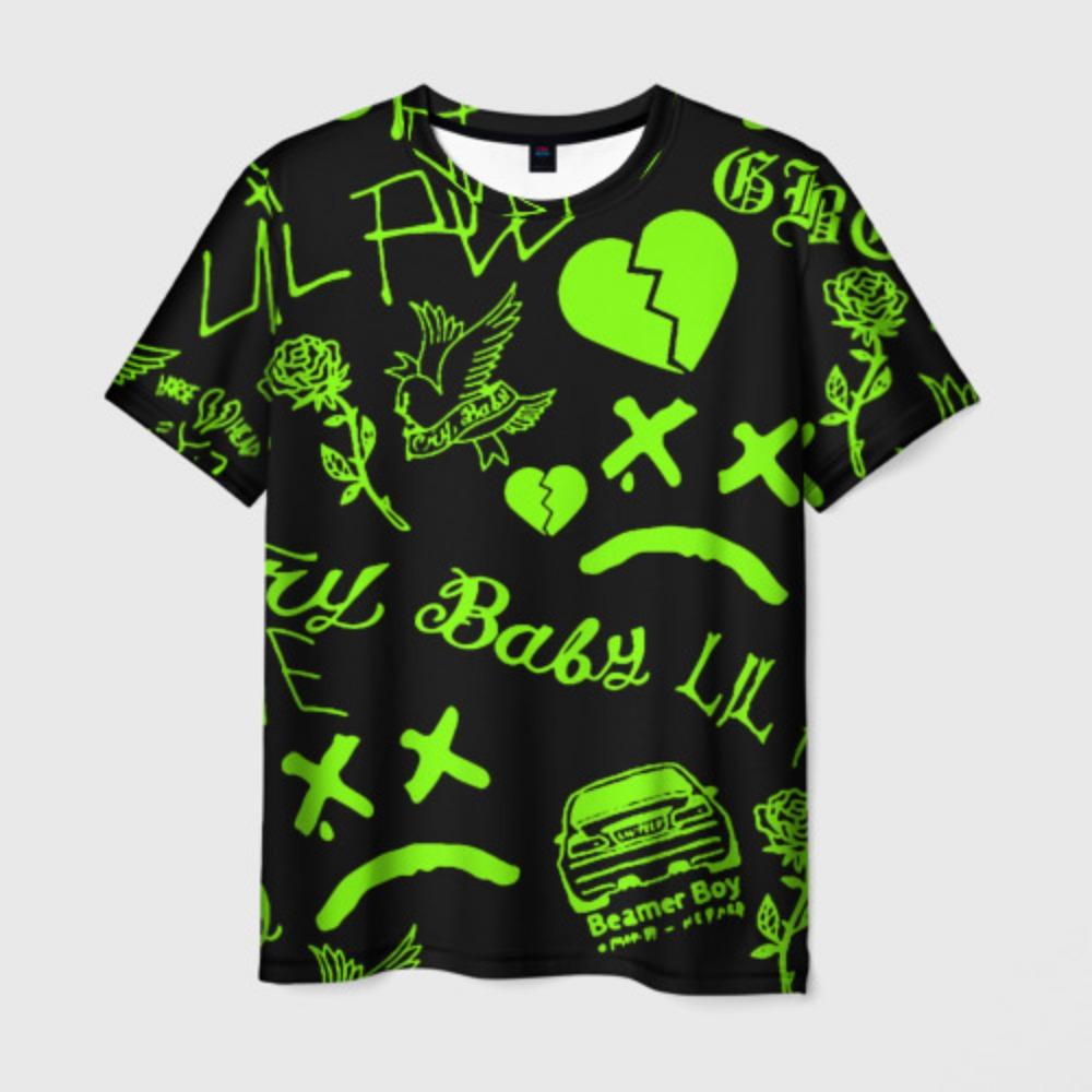 Summer Men's T-shirt Graffiti Art Printed T-shirt Men Women Hip Hop Trend Cool Tee Street Short Sleeve O-Neck Y2k Top