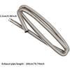 EKDJKK Parking Air Heater Exhaust Pipe, Stainless Steel Exhaust Pipe Inner Parking Air Heater Fuel Tank Diesel-Gas Vent Hose (Size:200cm/78.74in)