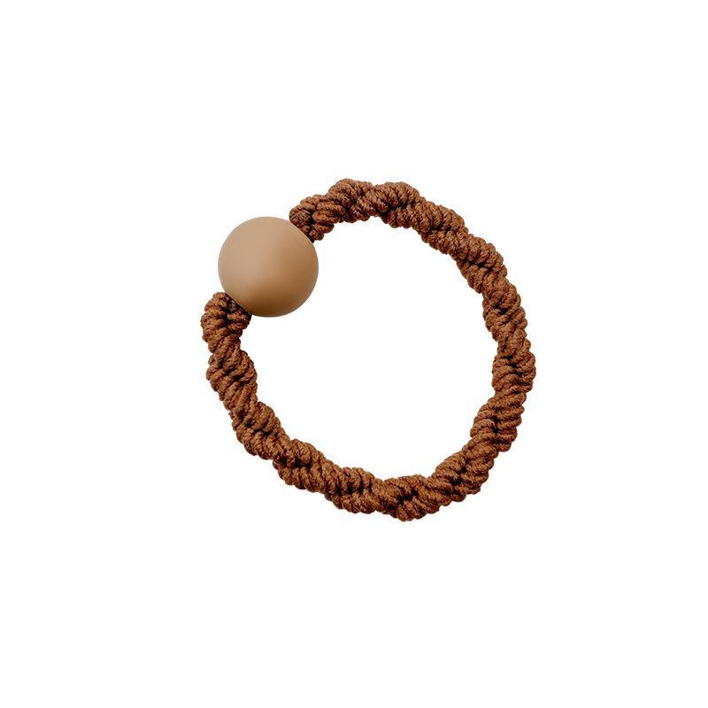 High Elastic Korean Hair Band for Students - Durable, Non-Damaging Rubber Ponytail Holder