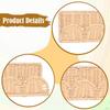 Woven Hanging Basket Organizer Decor Practical Wall Mount Pastoral Holder Decorative Storage