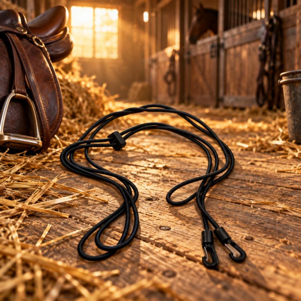 Horse Training Rope with Dust Collection Bag Simple to Handle Adjustable