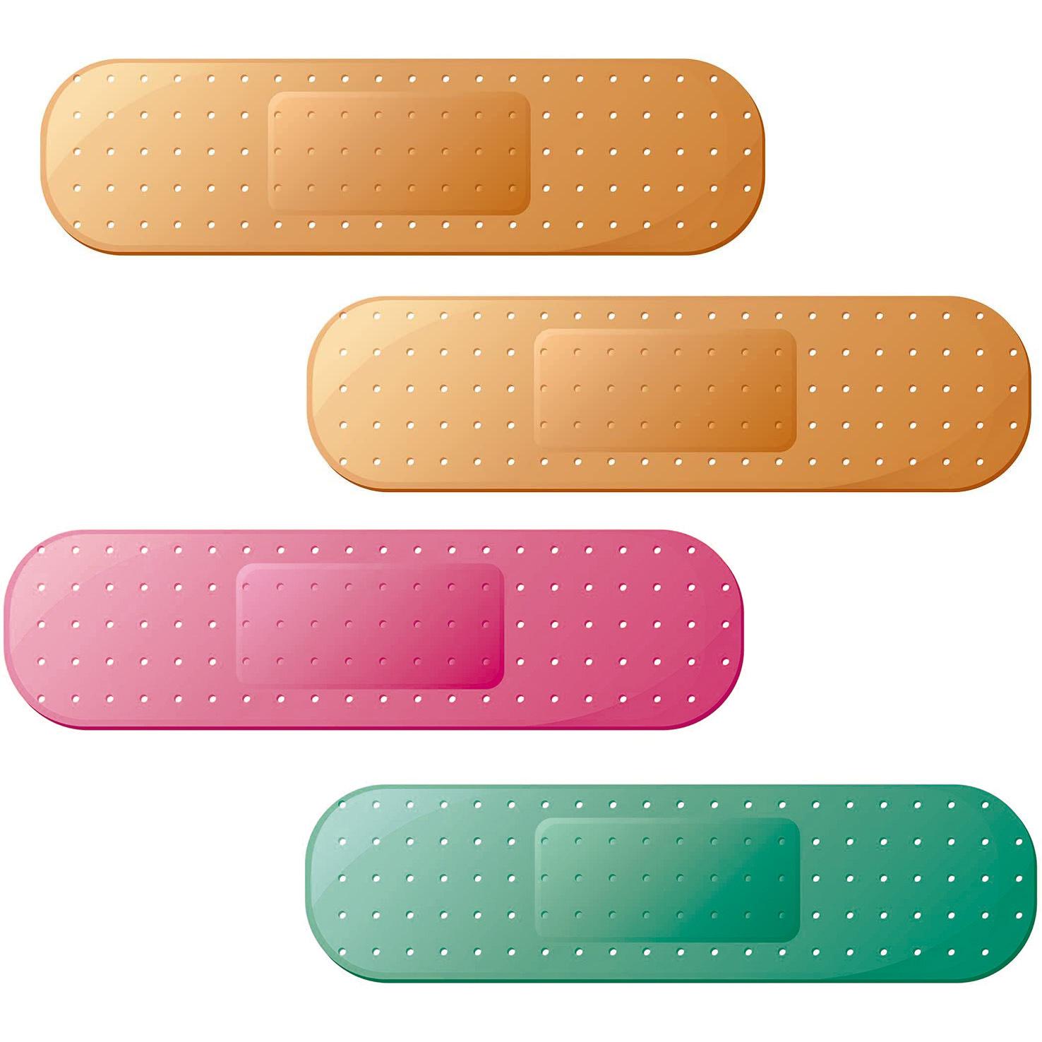 

Humorous Band-Aid Car & Bumper Stickers - Cover Dents & Scratches with Funny Decals for Trucks & RVs 25.4x6.9 cm червоний