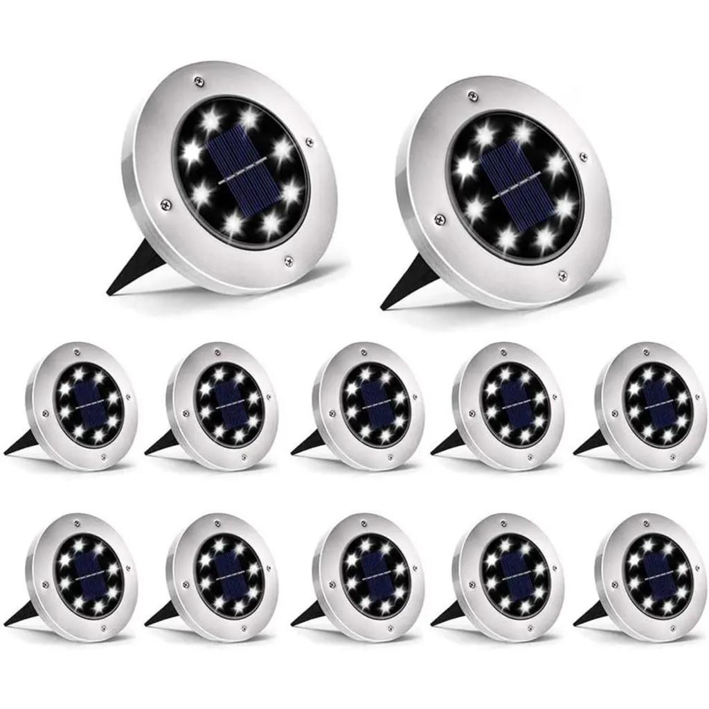 Solar Lawn Yard Led Night Light Buried Solar Garden Light IP65 Waterproof Outdoor PathWay Floor Under Ground Spot Lamp