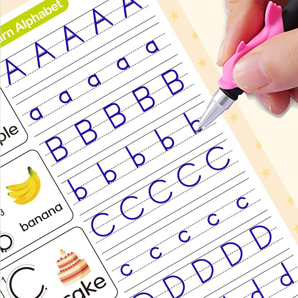 Portable English Letter Calligraphy Book Baby Enlightenment Writing Books