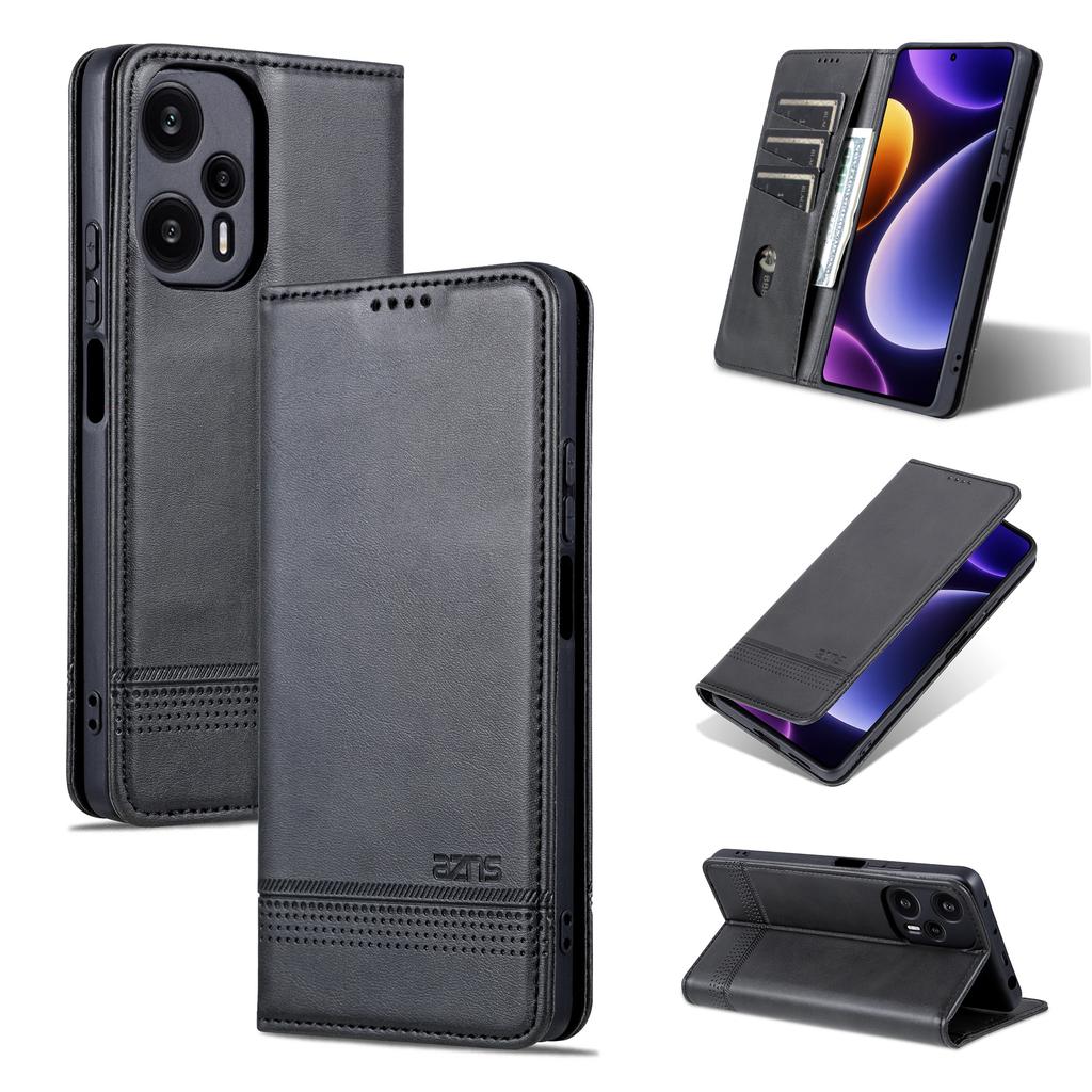 POCO F5 5G Luxury Wallet Leather Case Retro Flip Magnetic Auto Closed Protect Full Cover For XIAOMI POCO F5 PRO 5G Phone Bags