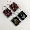 Mini Bible Shape Pendant Small Books Keychain Lovely Key Rings Birthday Gift