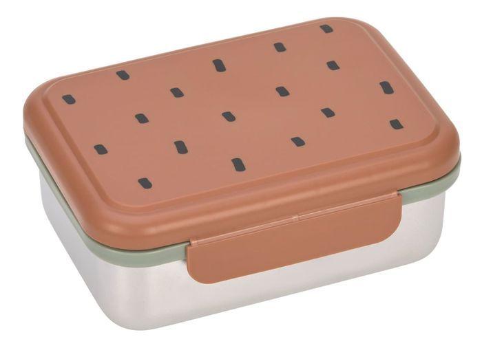 Boîte À Déjeuner - Lässig - Happy Prints - Inox - Caramel - Enfant - Rectangulaire
