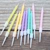 New Birthday Cake Colorful Threaded Candles Creative Children's Party Colorful Mixed 10 Small Candles