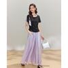 IEF French Style Short-Sleeve Top & Wide-Leg Pants Set