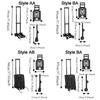 Retractable Folding Hand Truck Labor-Saving Luggage Cart Stable Shopping Cart  Moving