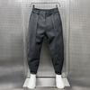 Suit Pants Men Fashion Society Mens Dress Pants Korean Loose Straight Casual Pants Mens Office Formal Trousers