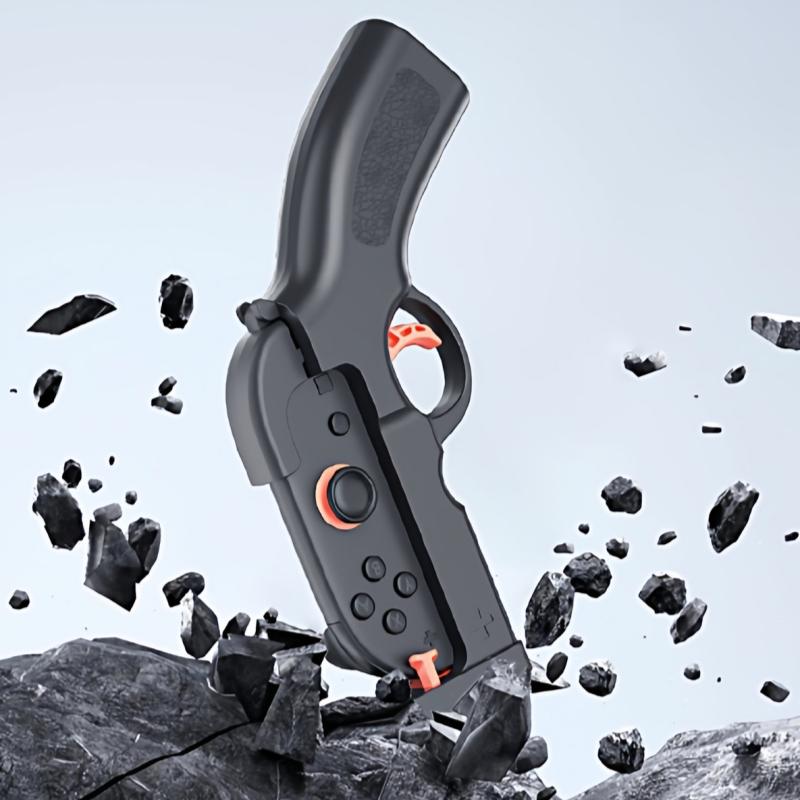 2 Stück Somatosensorische Gaming-Pistole Joypad-Pistolenhalterung Handgriff Feuerpistolen-Controller für Nintendo Switch2 Joy-Con Links Rechts Halterung