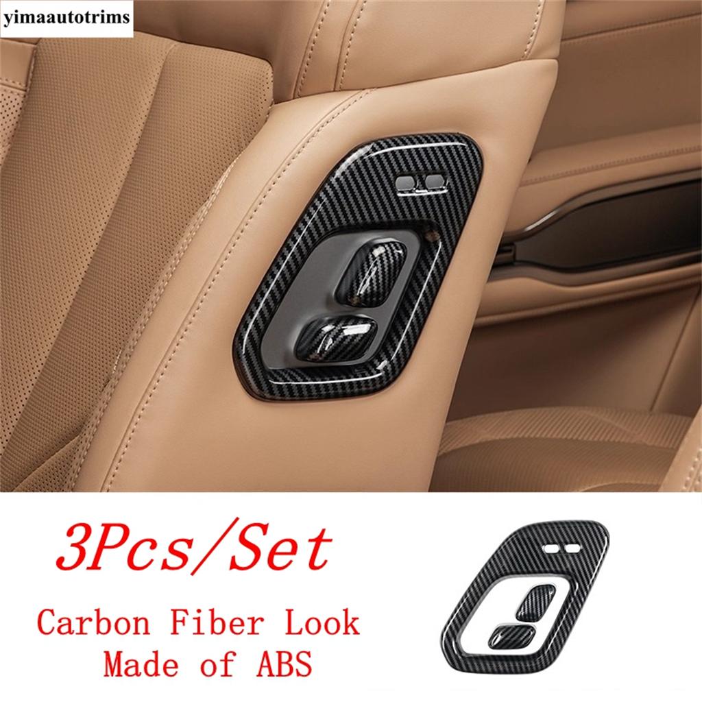 Read Light / Air AC Outlet Vent / Handle Bowl / Gear Shift Panel Cover Trim For BYD Leopard 8 2024 2025 Carbon Fiber Accessories