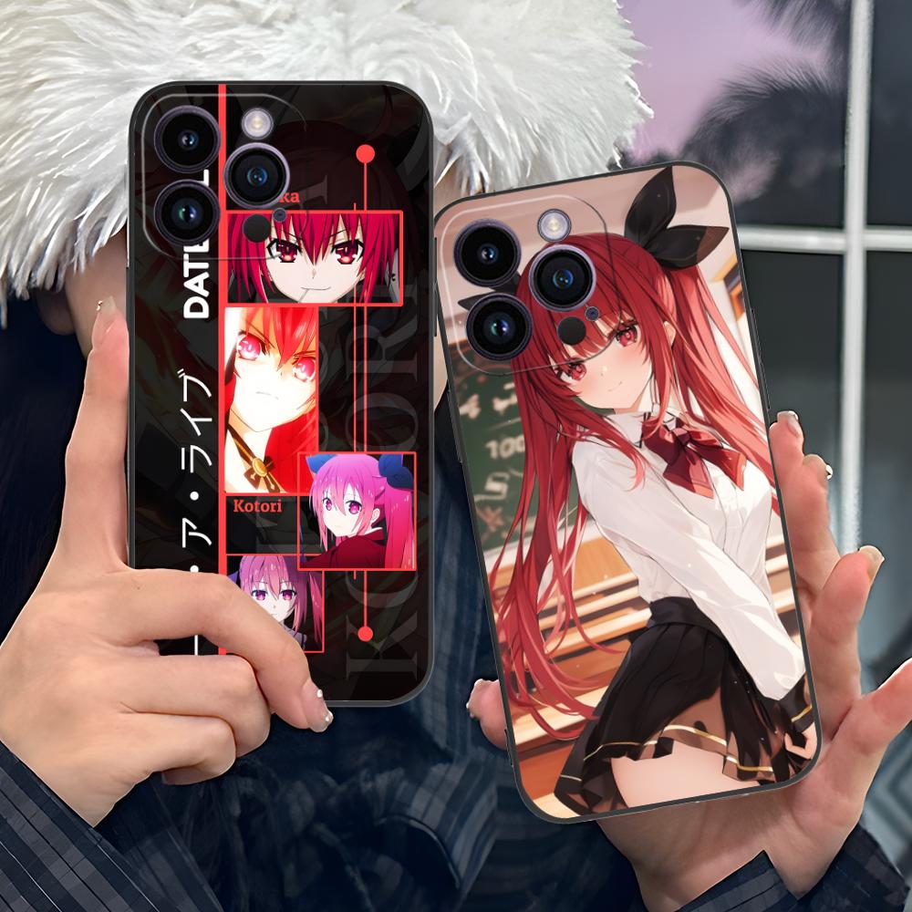 Date a Live Kotori Itsuka Printed Phone Case for iPhone 17 16 15 14 13 12 11 X XR XS 8 7 Air Pro Max Plus Mini TPU Shockproof