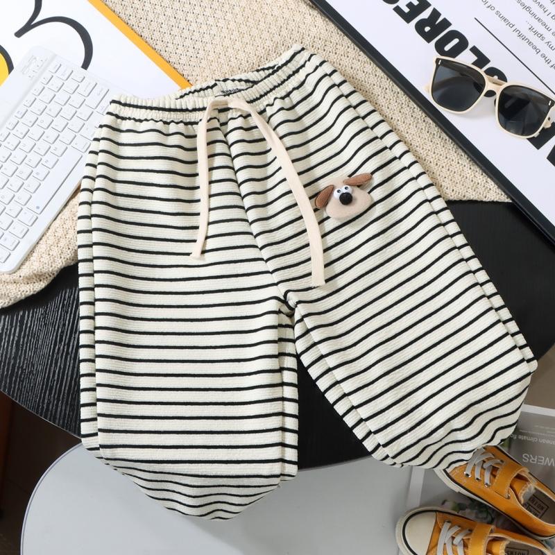 Baby Girls Boys Striped Sweatpants Spring Autumn Costume Infant Pants Children's Loose Sports Pants Soft Casual Trousers