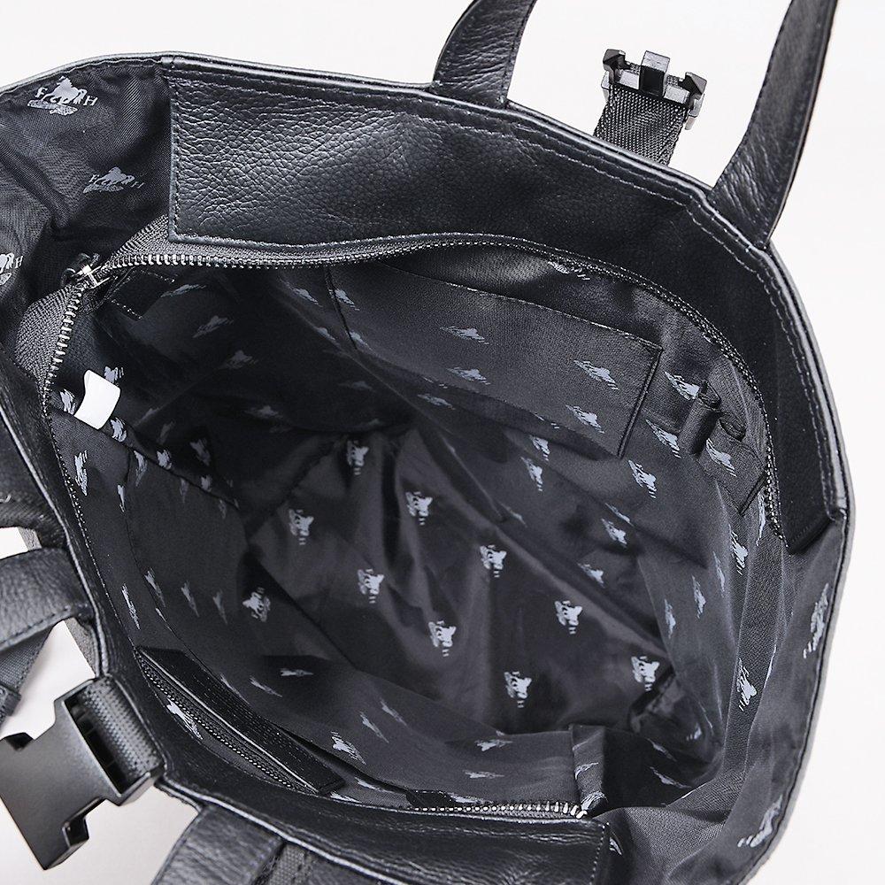 Flying Horse Men's Horse Leather Business Backpack, Can Also Be Used as a Tote