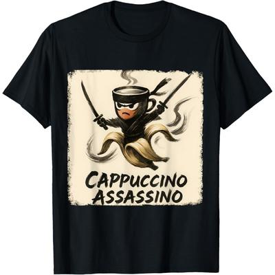 Cappuccino Assassino - Italian Brainrot Meme T-Shirt