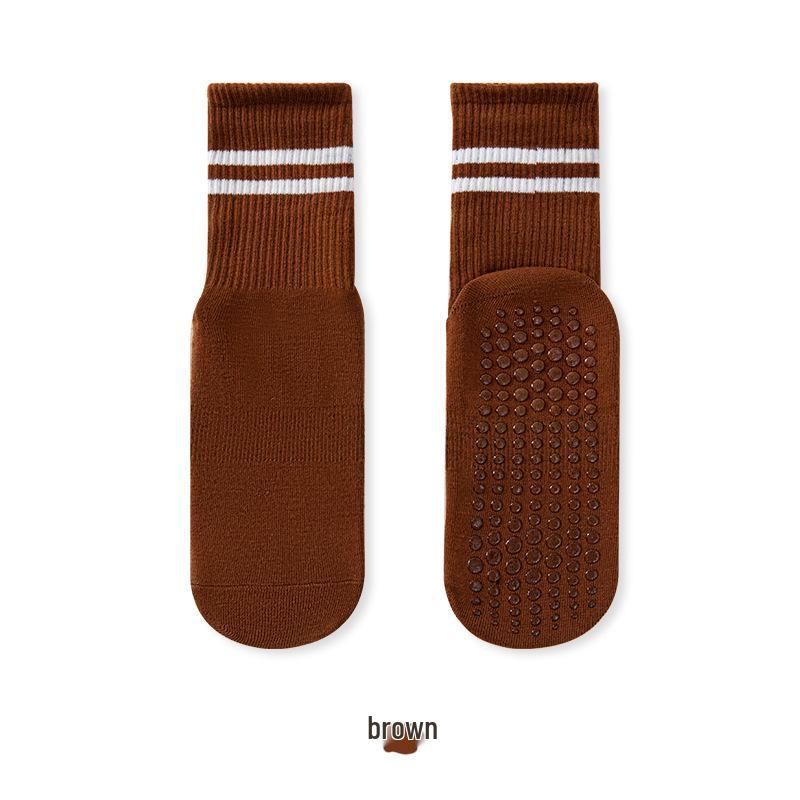 Women's Anti-Slip Mid-Calf High-Top Yoga & Pilates Socks