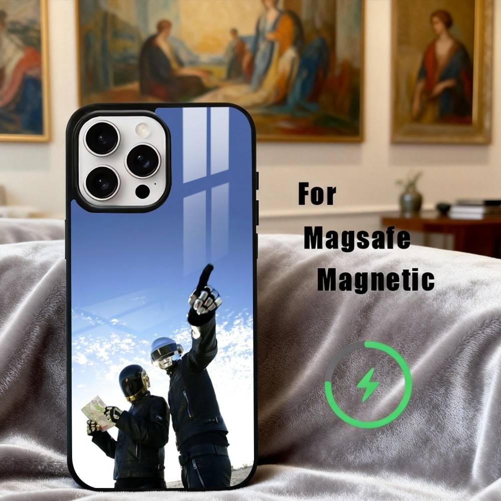 D-Daft-T P-Punk-K Phone Case For iPhone17,16,15,14,13,12,11 Plus,Pro Max Magnetic For Magsafe Wireless Charging