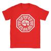 Men's T-Shirts Dharma Initiative Novelty 100% Cotton Tees Short Sleeve T Shirts Crewneck Clothes Plus Size