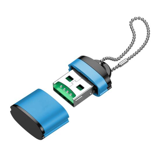 High-Speed USB Card Reader Portable Multi-Slot Adapter for TF/SD Cards, Plug-and-Play Fast Data Transfer Card Reader for Phone Computer Speaker