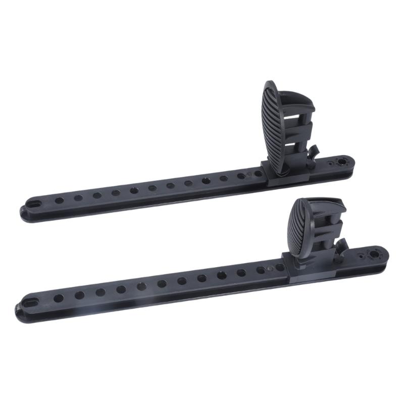 Kayaks Canoes Adjustable Foot Brace Outdoor Rowing Pedal Adjustable Footbrace Canoes Kayaks Footrest Easy to Install 1 чёрный