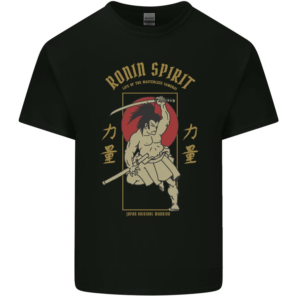Ronin Spirit Samurai Japan Japanese Unisexs Light Cotton TShirt
