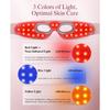 Red Light Therapy for Eyes, Wireless Under-Eye Red Light Therapy Mask with Timing Function, 3 Modes for Eyes Bags, Dark Circles, Fine Lines,