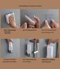 Handcrafted Wall-Mounted Soap Dispenser with Bath Brush for Foam and Gel