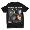 Anime Merchandise Print Tshirts Attack On Titan Graphic Tees Gifts for Fans Street Hip Hop Fashion Short Shirt Oversized Cotton