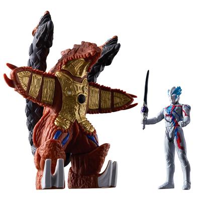 Conjunto de batalha Ultraman Blazer da série Ultra Soft Vinyl