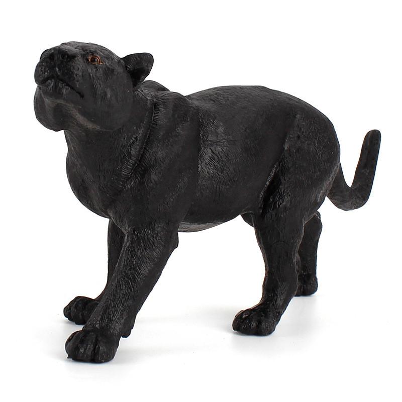 Black Panther Pvc Wildlife Model With Realistic Detailing For Collection And Display