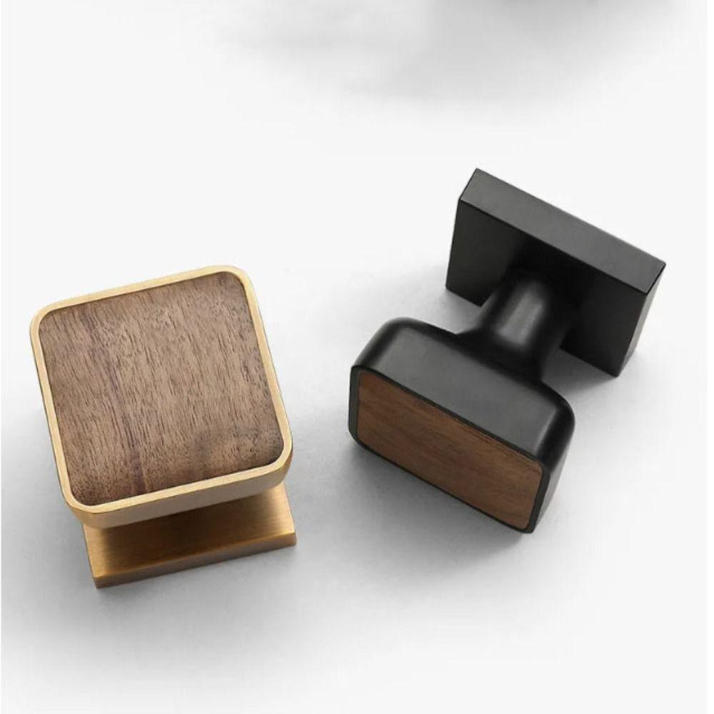 Walnut Wood Invisible Door Lock Wall Mount Flush Mount Concealed Door Lock Invisible Single Side Hidden Door Lock Bedroom Door