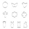 Stainless Steel Cartoon Animal Baking Mold Creative Cute Biscuit Mould  Holiday Party