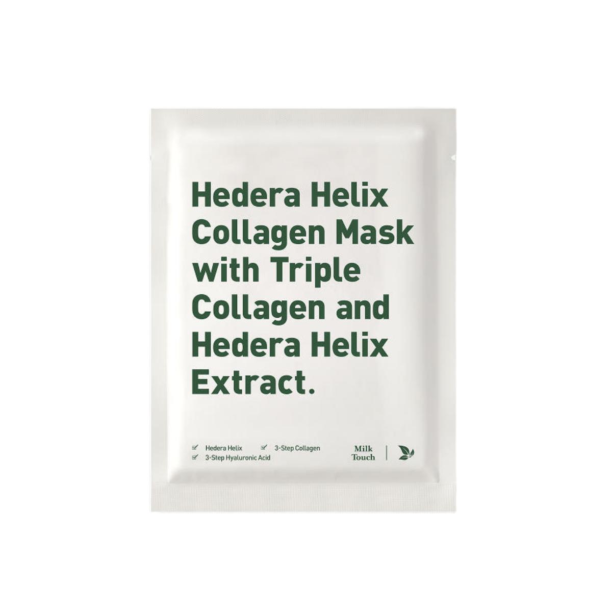 Milk Touch Hedera Helix Collagen Mask Elasticity Firming Hydrating Sheet Pack 1BOX (25ml x 5ea)