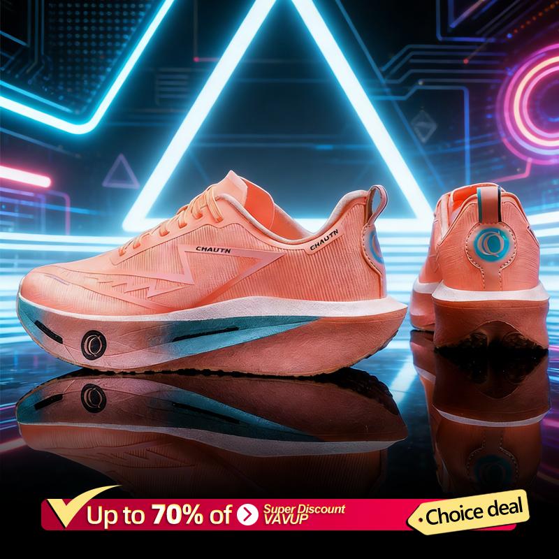 Men Running Shoes Carbon Board Speciality Marathon Athletic Breathable Lightweight Women'S Plush Comfort Athletic Shoes