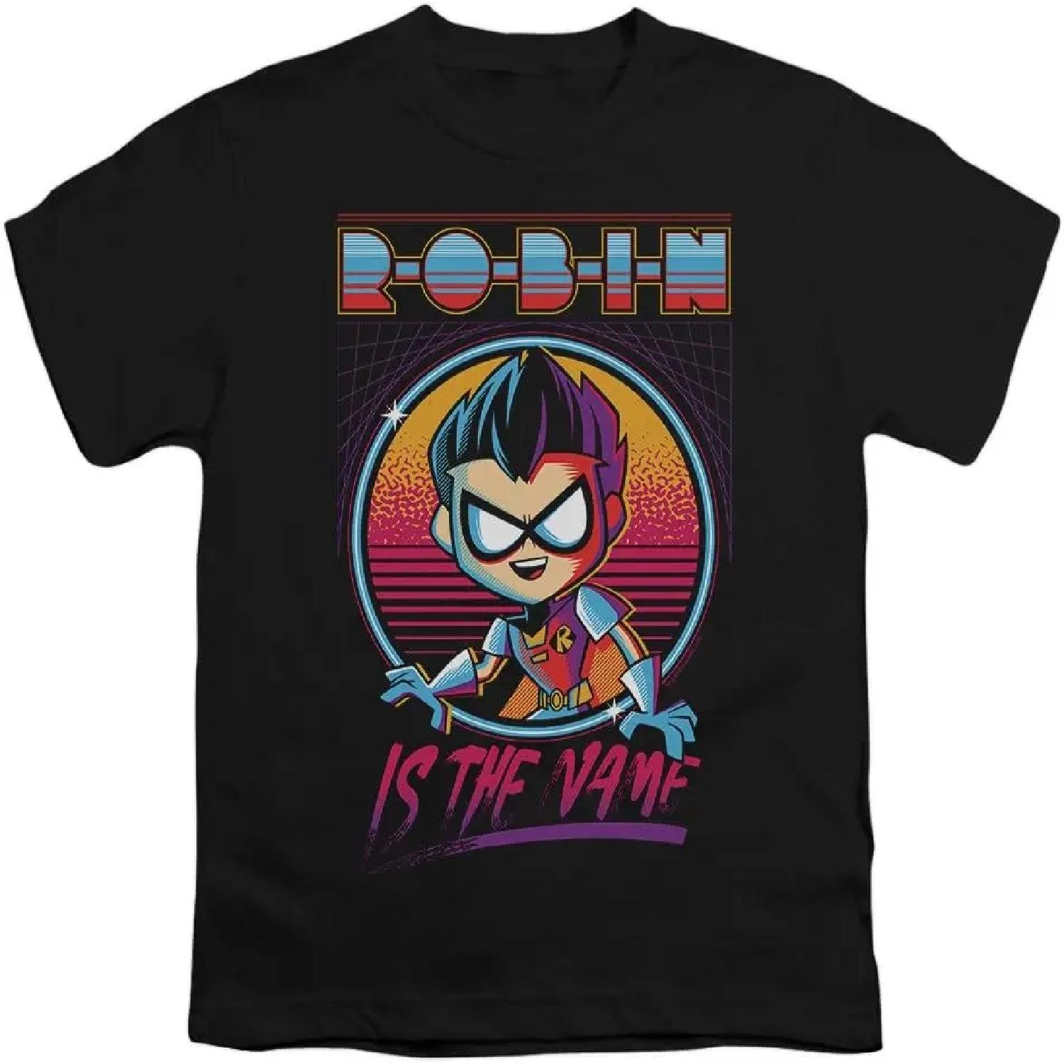 Teen Titans Go! to The Movies Youth Kids Boys T Shirt S чёрный