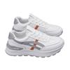 Spring Women's Breathable White Sneakers, Versatile Korean Style with Thick Soles for Height Boost, Casual Dad Shoes