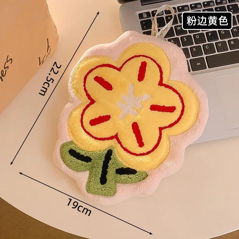 New Thicken Hand Towel Hanging Kitchen Bathroom Creative Towel Super Water-absorbent Non-stinky Quick-drying Dishcloth Flower