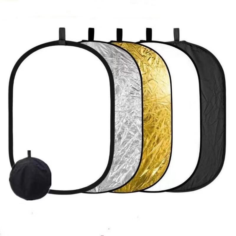 OLOEY 5-in-1 Foldable Oval Photography Reflector
