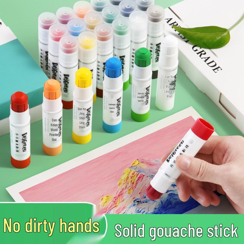 Dankelin Watercolor Sticks: Washable Soft Macaron Crayons for Kids.