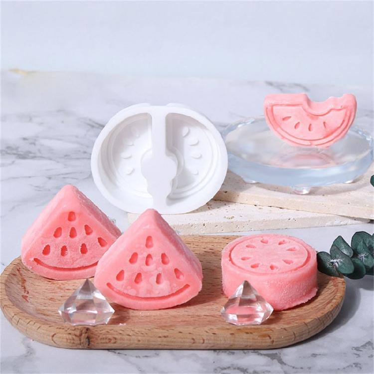 3D Watermelon Shaped Silicone Molds Fondants Molds Bakings DIY Supplies Nonstick