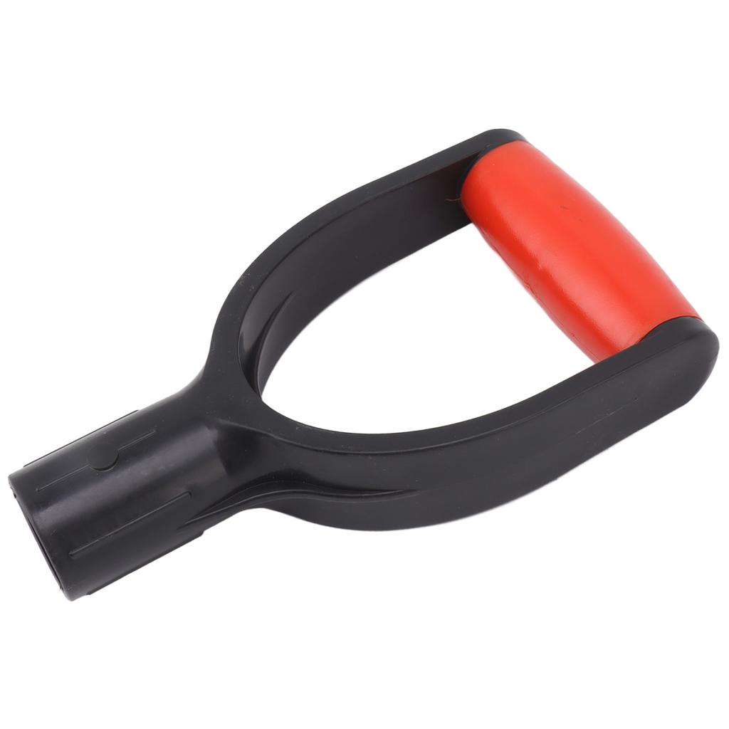 Shovel D Grip Handle 32mm Inner Diameter Silicone Grip Reinforcement Snow Shovel Handle Replacement for Digging Raking