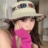 Spring Summer Washed Denim Outdoor Leisure for Sun Cowboy Cap Women Cotton Breathable Washed Denim Adjustable Cycling Ca