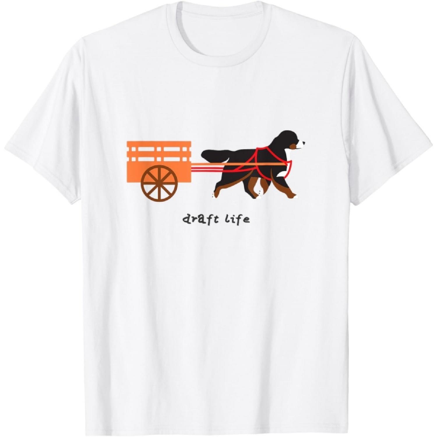 Blue Ridge Bernese Mountain Dog Club Draft Life T-Shirt for Men Women S