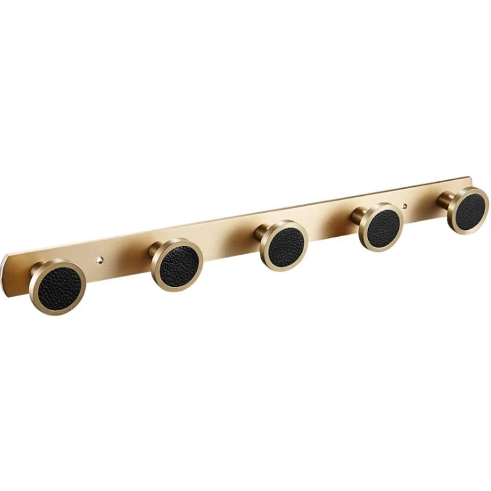 Bathroom Robe Hooks Brass Hooks for Hanging Clothes Hook Door Wall Double Hooks Bathroom Accessories Towel Hook